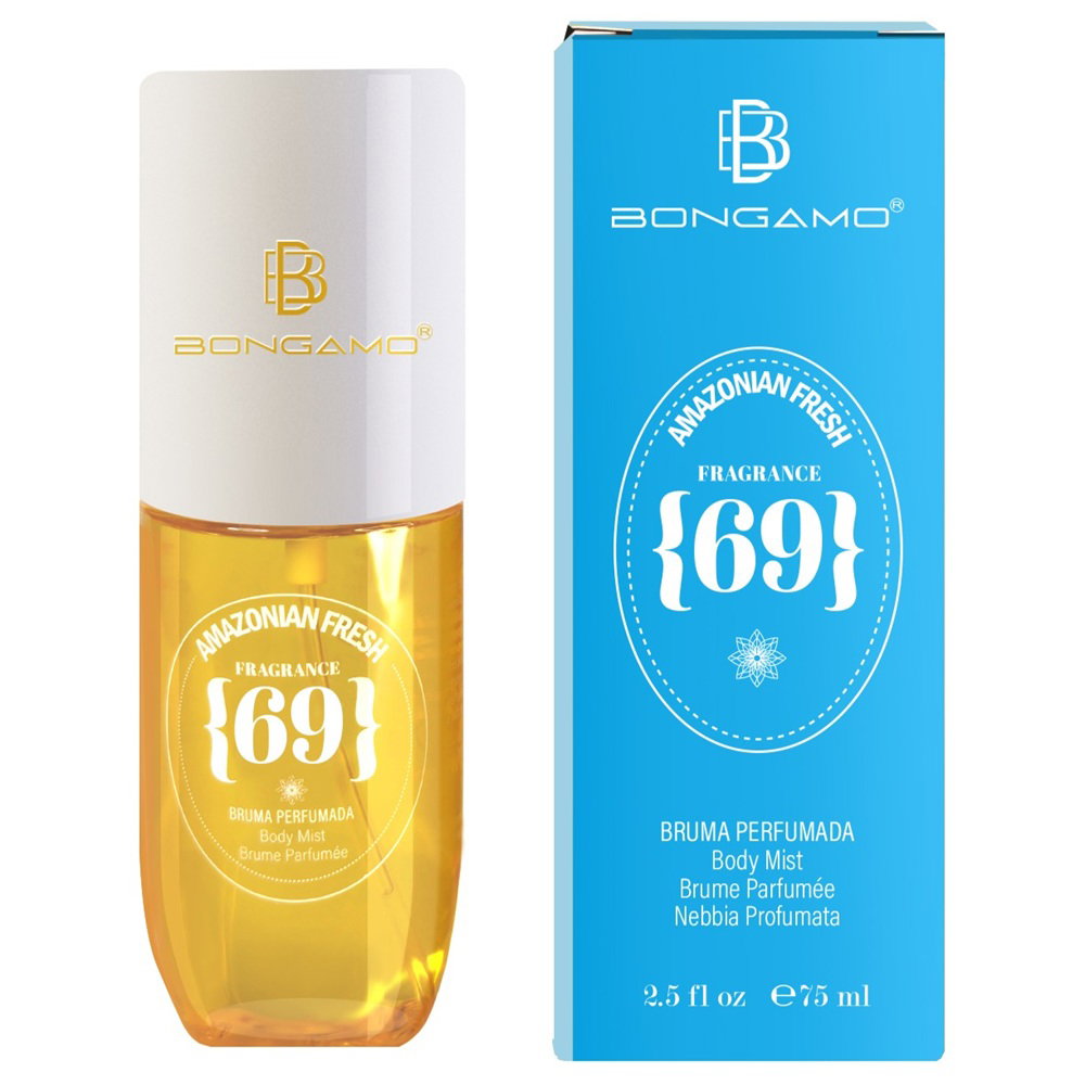 Bongamo, Amazonian Fresh 69, Refreshing, Body Spray, 75 ml