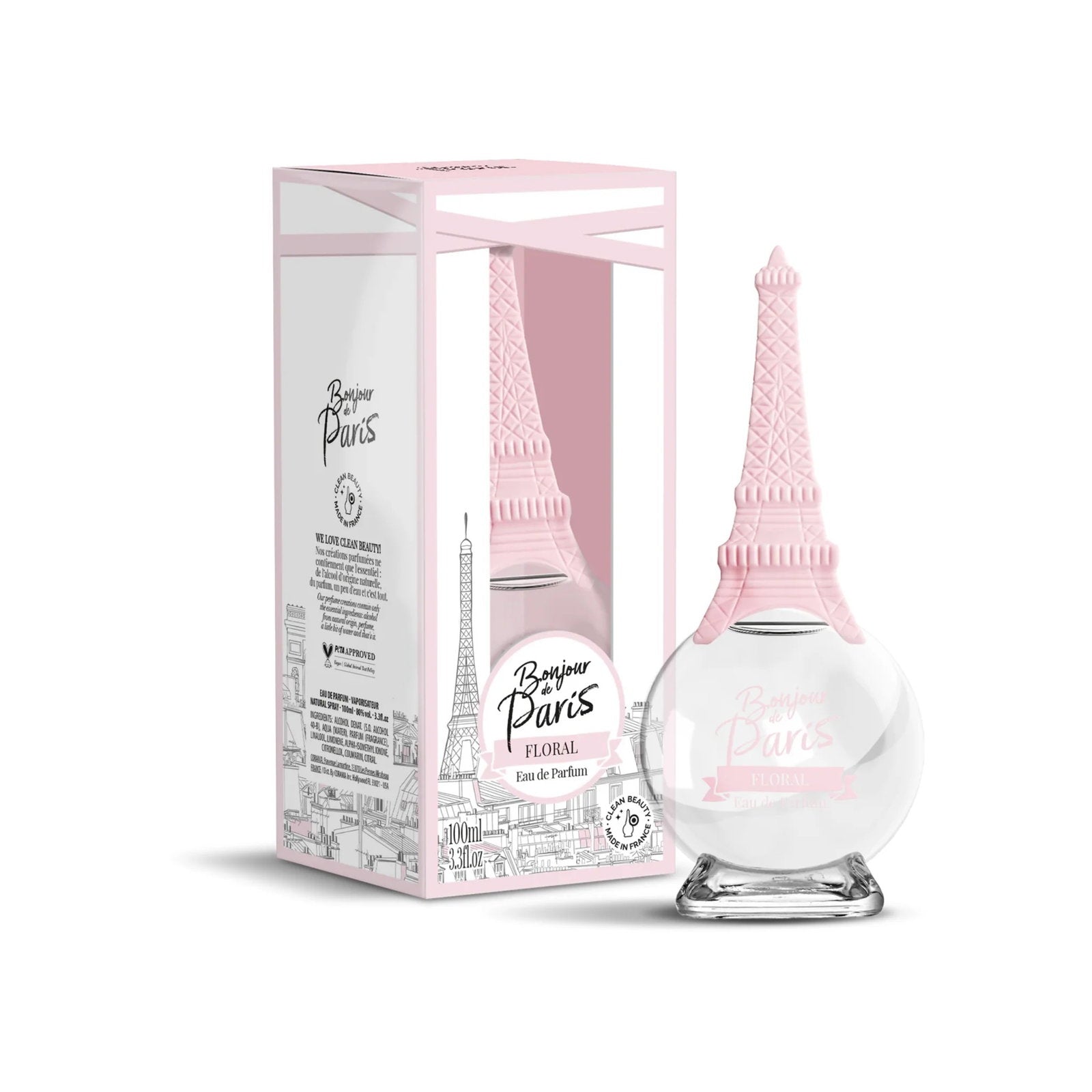 Bonjour de Paris, Floral, Parfymvatten, För kvinnor, 50 ml