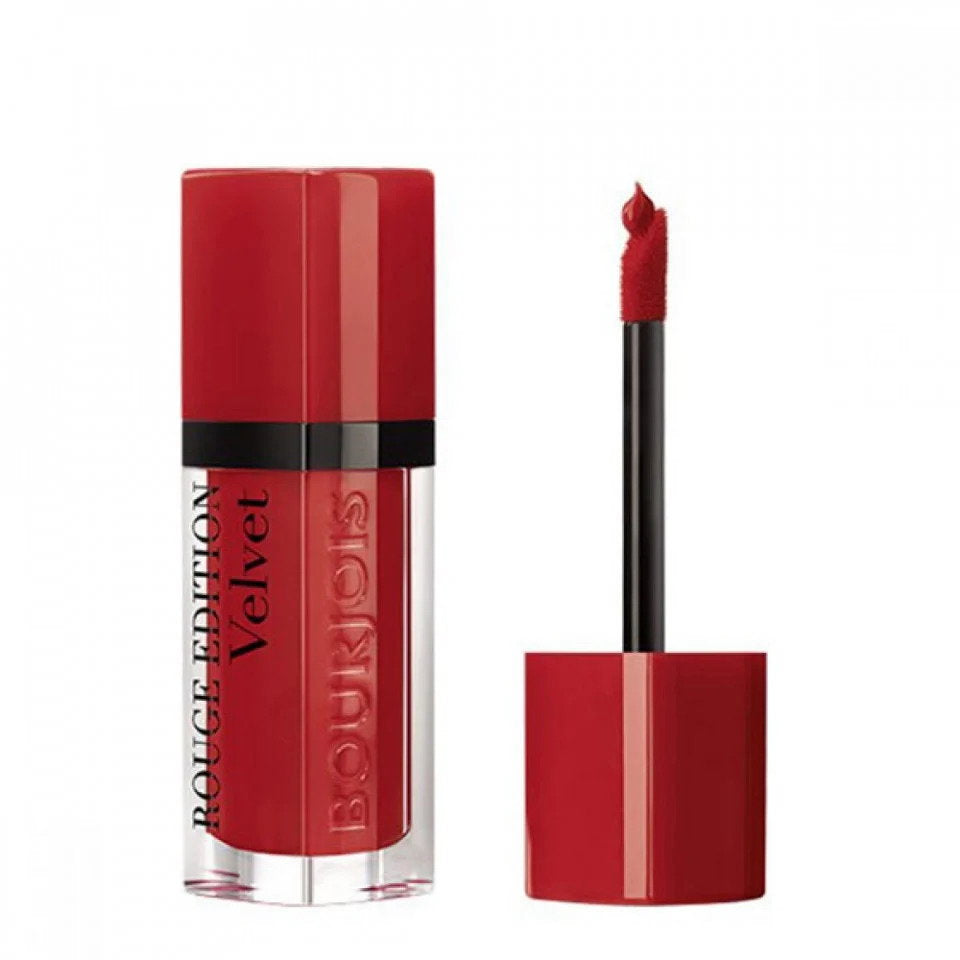 Bourjois, Rouge Edition Velvet, Dimetikon, Matt, Flytande läppstift, 01, Ingen är röd, 7.7 ml