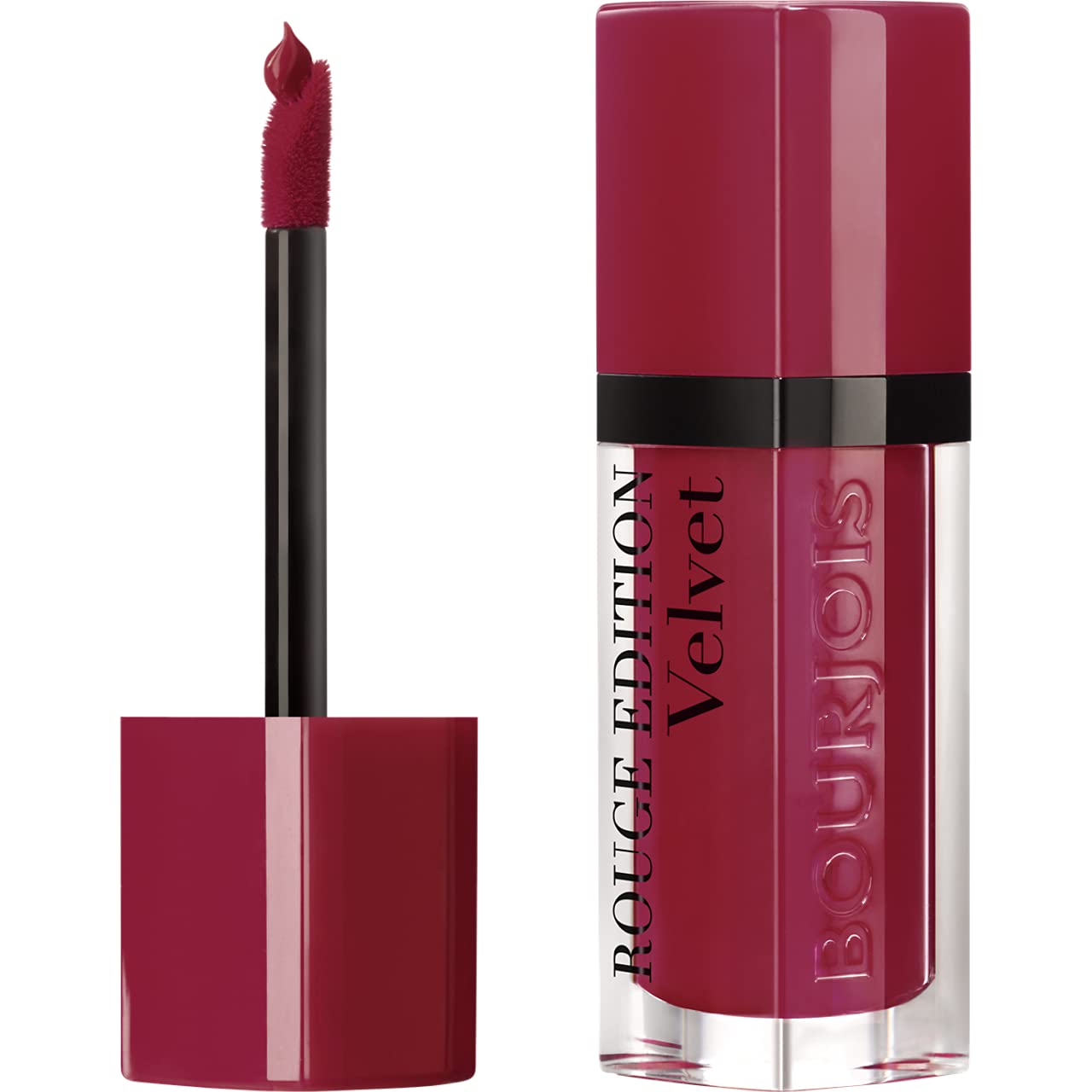 Bourjois, Rouge Edition Velvet, Dimetikon, Matt, Flytande läppstift, 08, Grand Cru, 7,7 ml