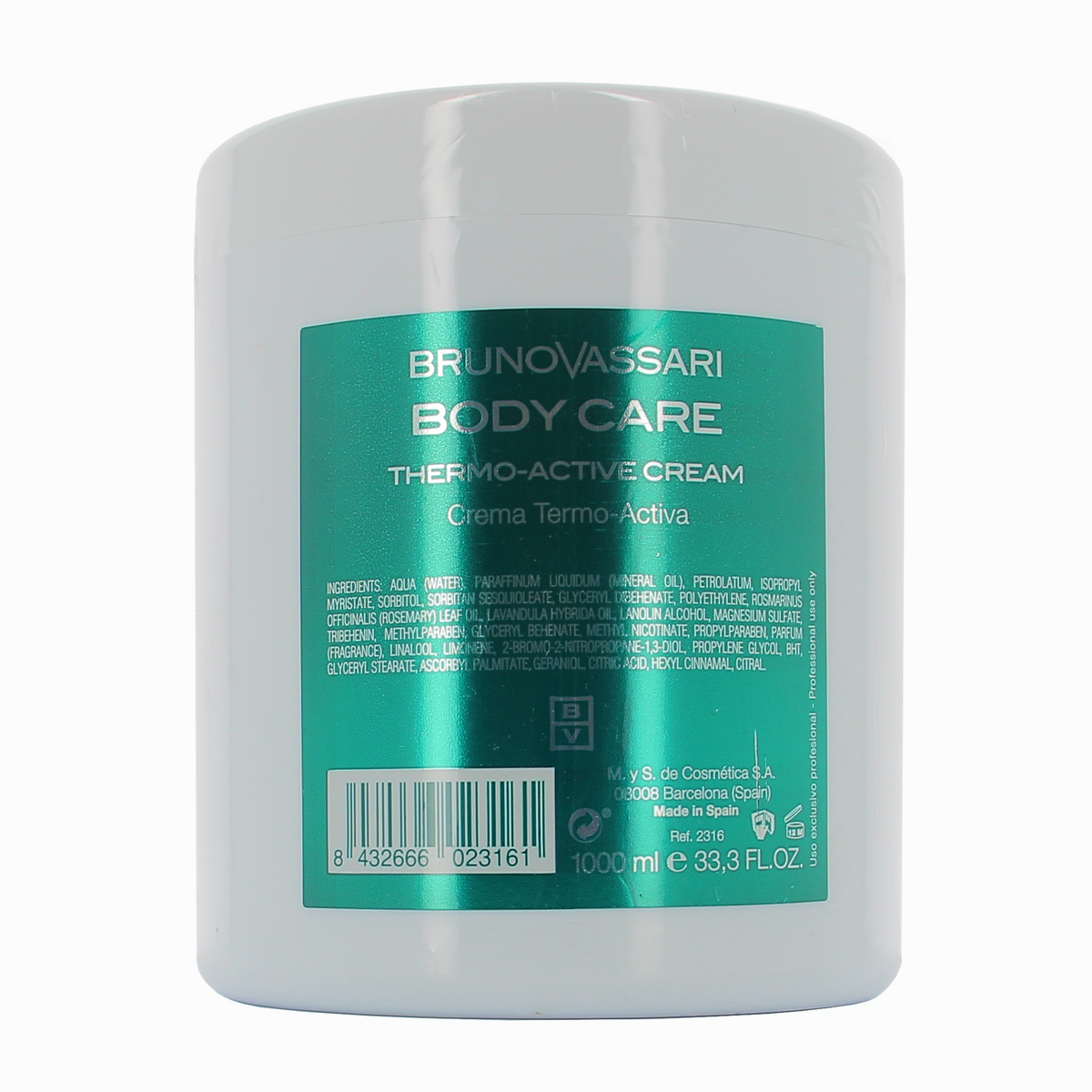 Bruno Vassari, Body Care, Eteriska oljor, Lugnande & Tonande, Kroppskräm, 1000 ml