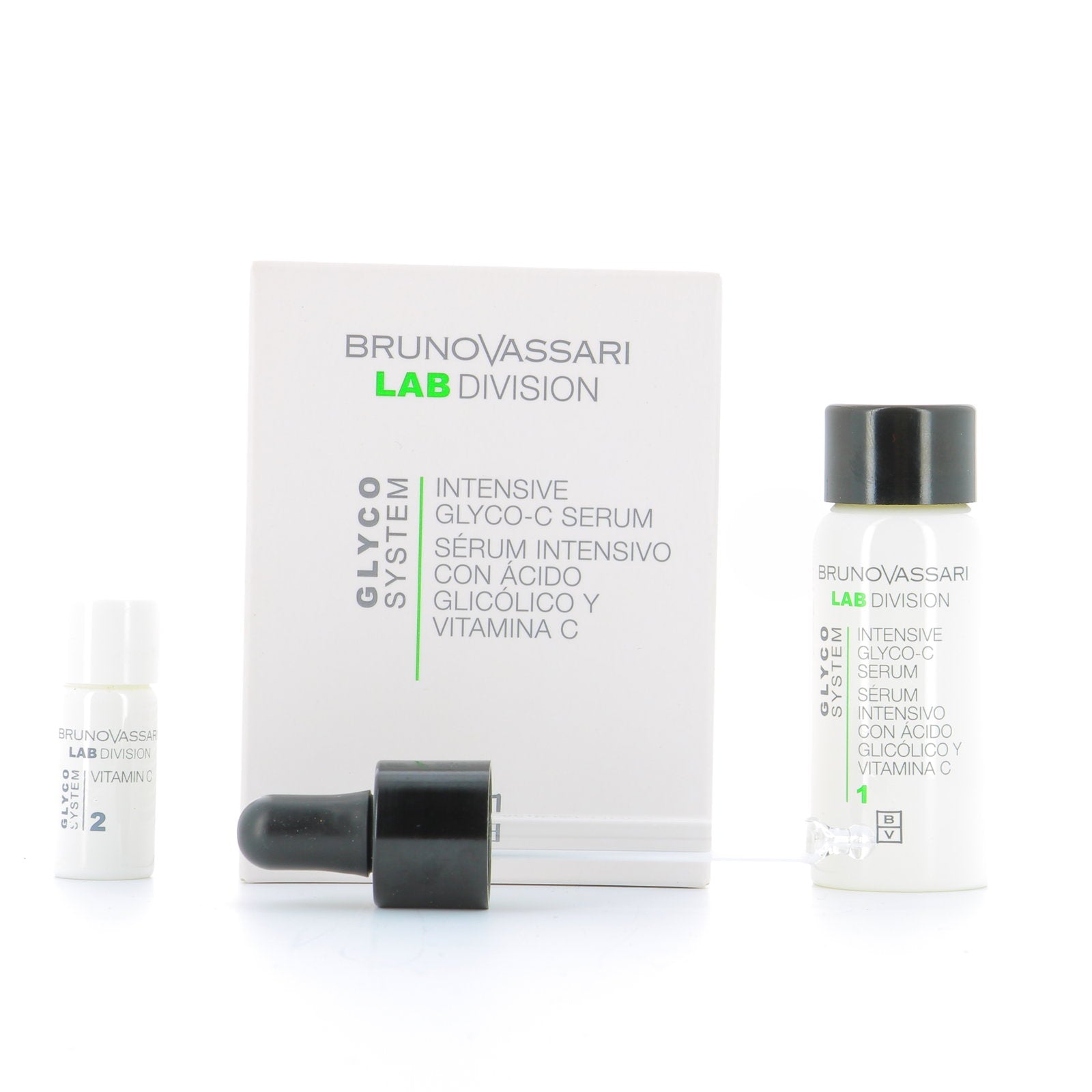 Bruno Vassari, Glyco System, Vitamin C, Belyst, Lotion-serum, För ansiktet, 30 ml
