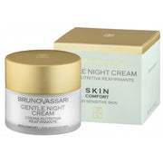 Bruno Vassari, Skin Comfort, Parfymfri, Återfuktande & regenererande, Natt, Grädde, För ansiktet, 50 ml