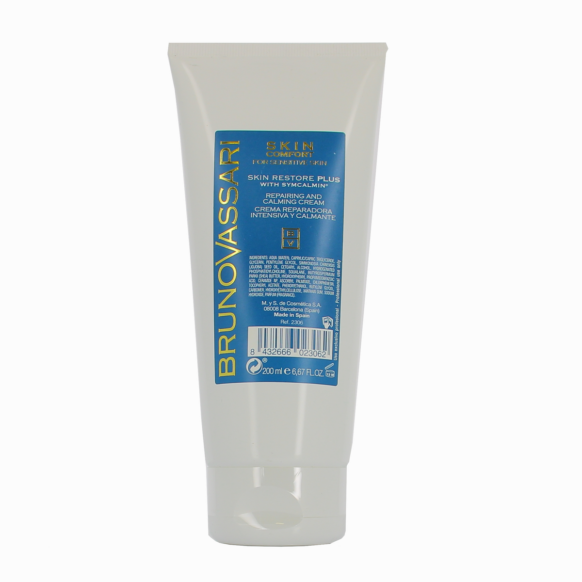 Bruno Vassari, Skin Comfort, Vitamin E, Ultra-reparerande, Dag & Natt, Grädde, För ansiktet, 200 ml
