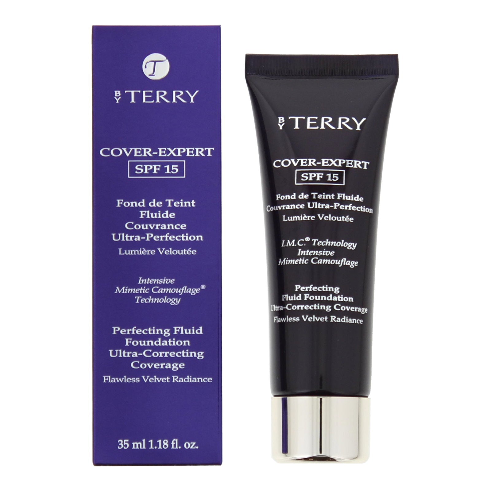By Terry, Cover Expert, Flytande foundation, NR 1, Rättvis beige, SPF 15, 35 ml