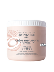 Byphasse, Coconut Oil, Återfuktande, Kroppskräm, 500 ml