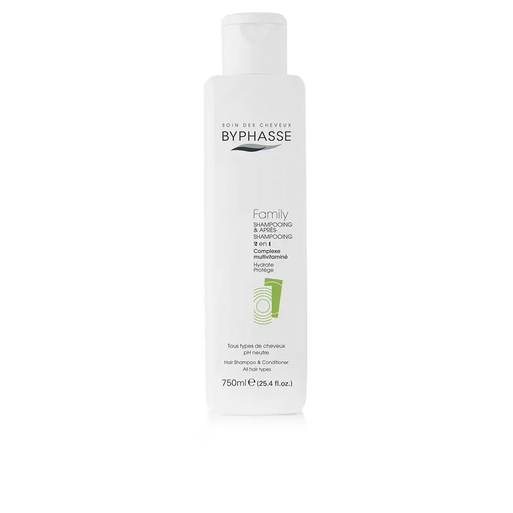 Byphasse, Family, Schampo & balsam 2-i-1, 750 ml
