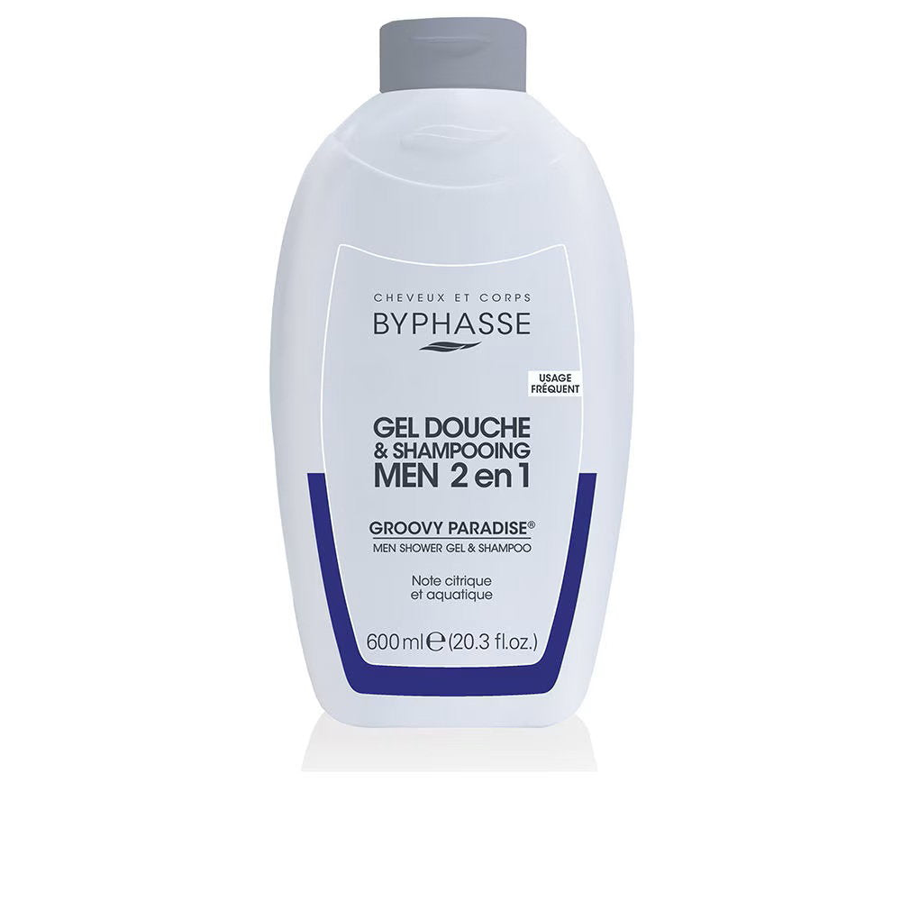 Byphasse, Groovy Paradise, Duschgel & schampo 2-i-1, 600 ml