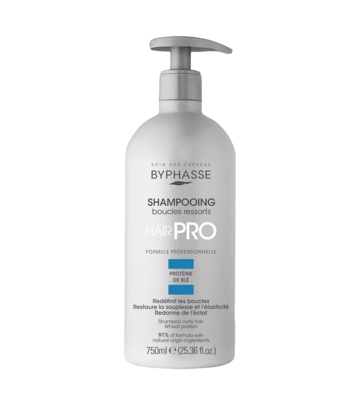 Byphasse, Pro Boucles, Hårschampo, 750 ml