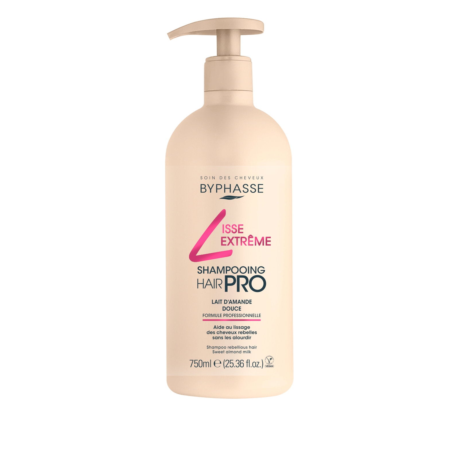 Byphasse, Pro Liss, Hårschampo, 750 ml