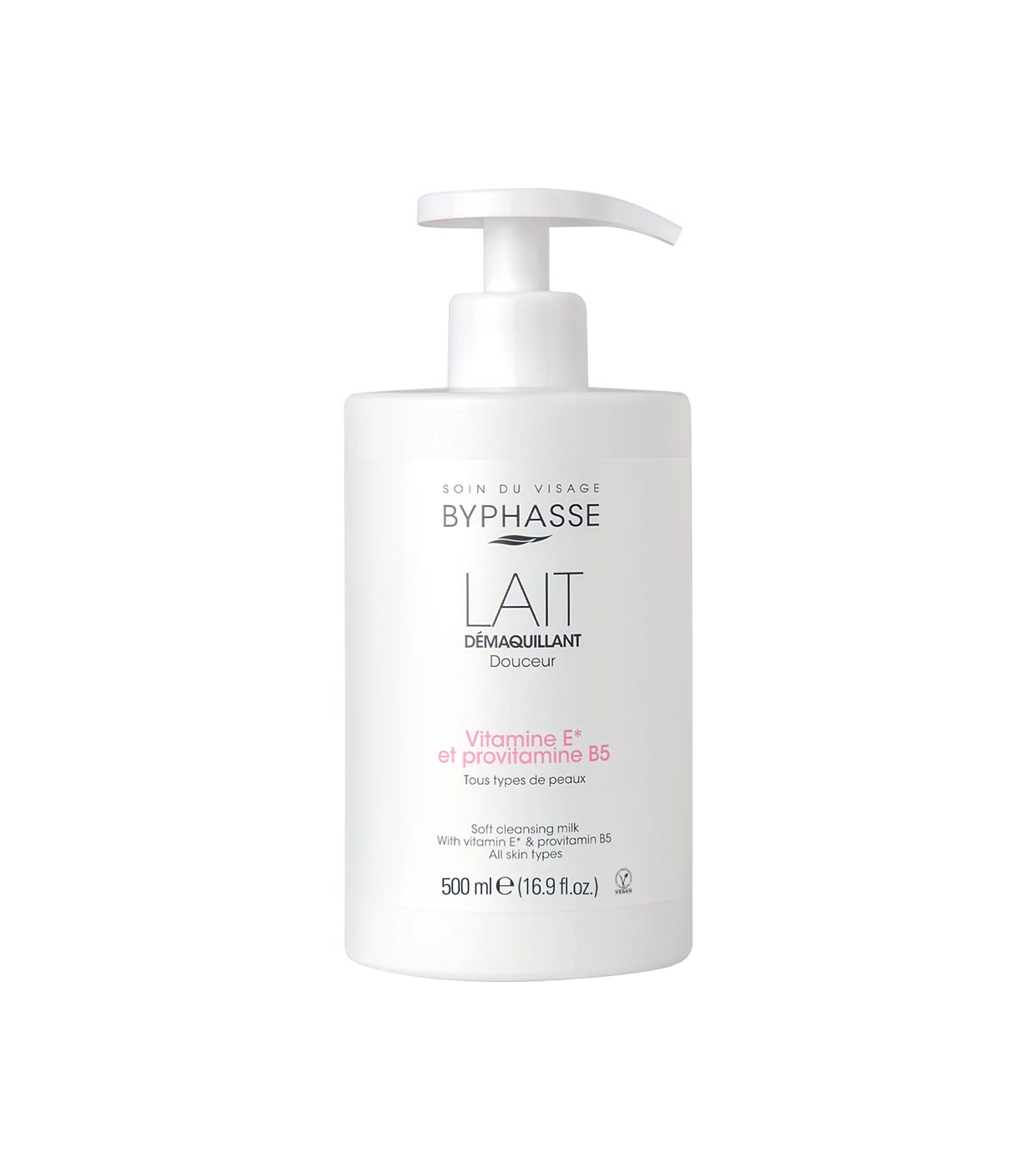 Byphasse, Soft, Återfuktande, Rengöringsmjölk, För ansiktet, 500 ml