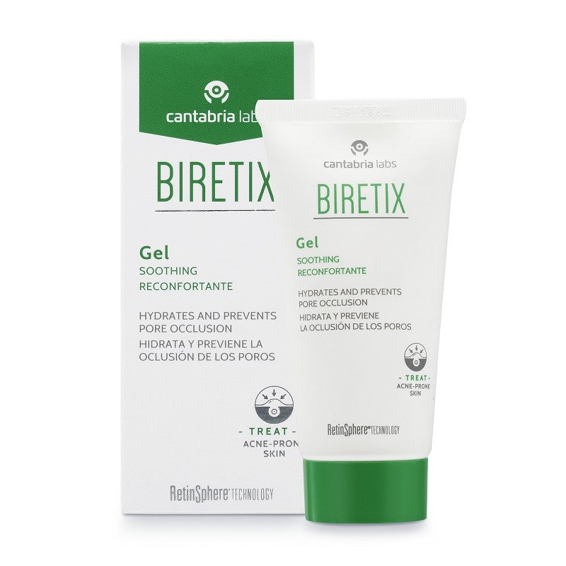 Cantabria Labs, Biretix, Lugnande, Gel, För ansiktet, 50 ml