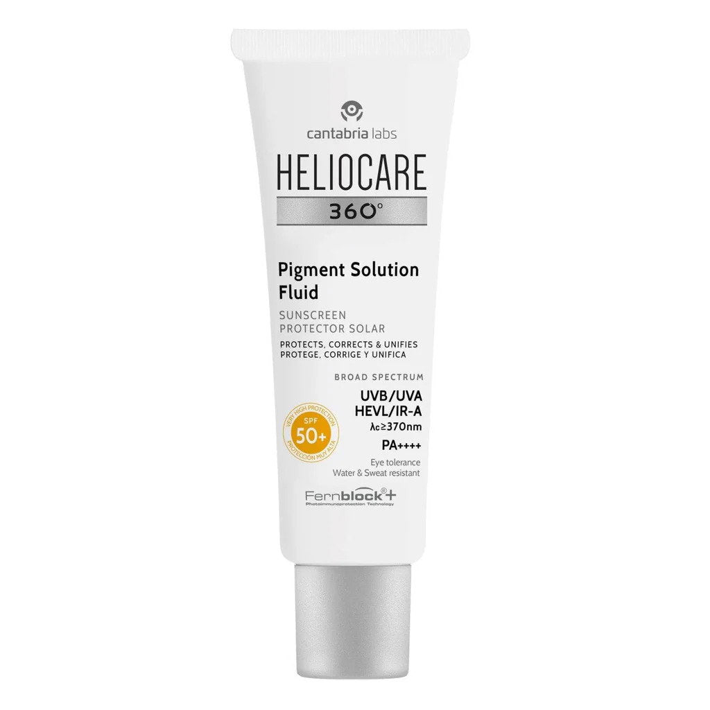 Cantabria Labs, Heliocare 360º Pigment Solution, Sol skydd, Solspray, SPF 50+, 50 ml
