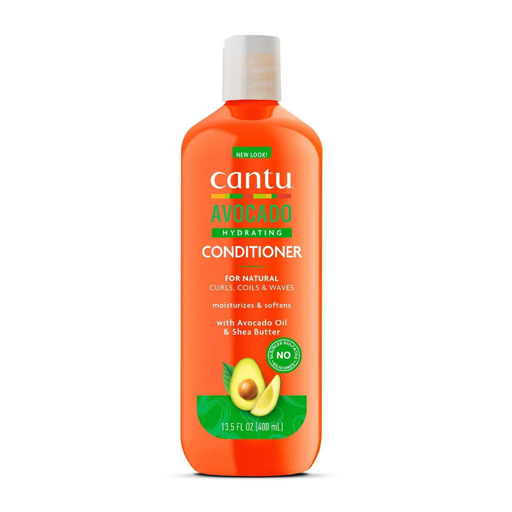 Cantu, Avocado, Avokado + Shea, Hårbalsam, Återfuktande, 400 ml