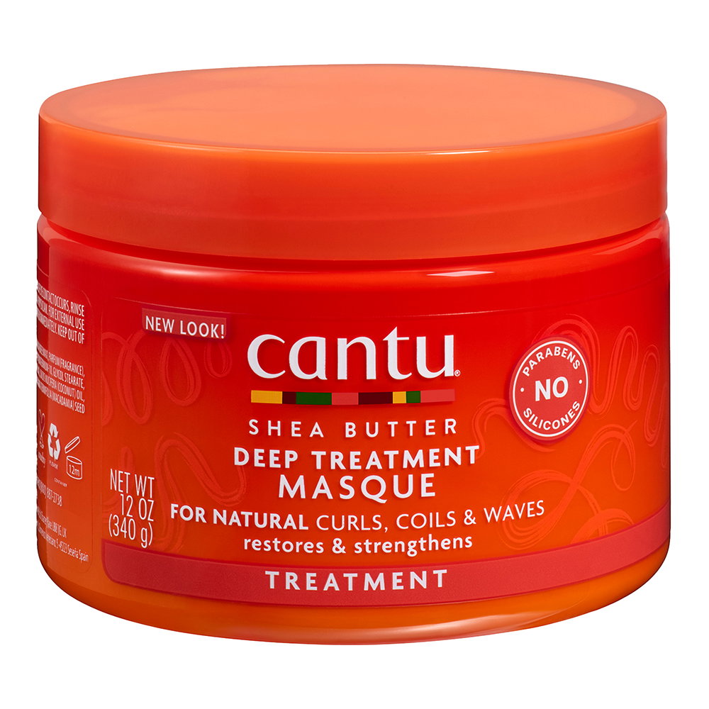 Cantu, Shea Butter, Naturlig, Hårbehandlingskräm mask, Reparation, 340 g
