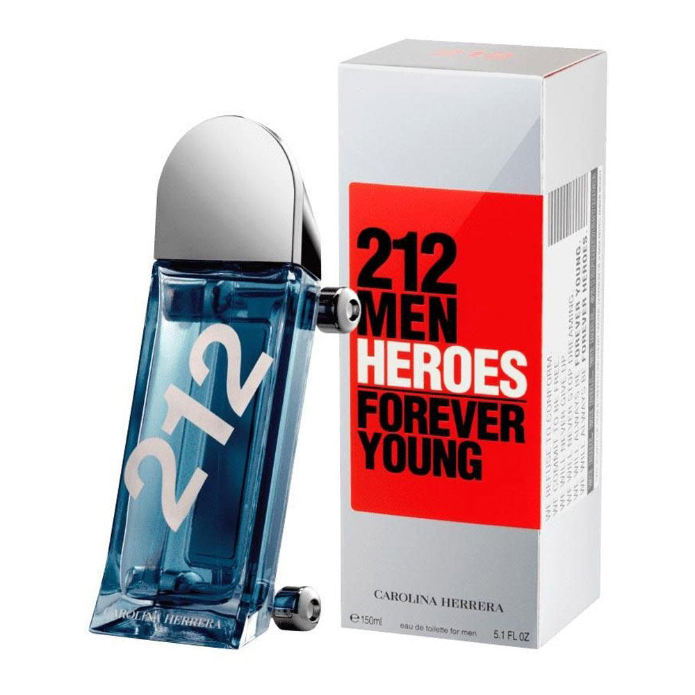 Carolina Herrera, 212 Heroes Forever Young, Eau de Toilette, För män, 150 ml