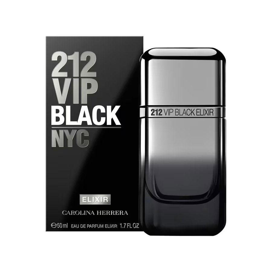 Carolina Herrera, 212 VIP Black Elixir, Parfymvatten, För män, 50 ml