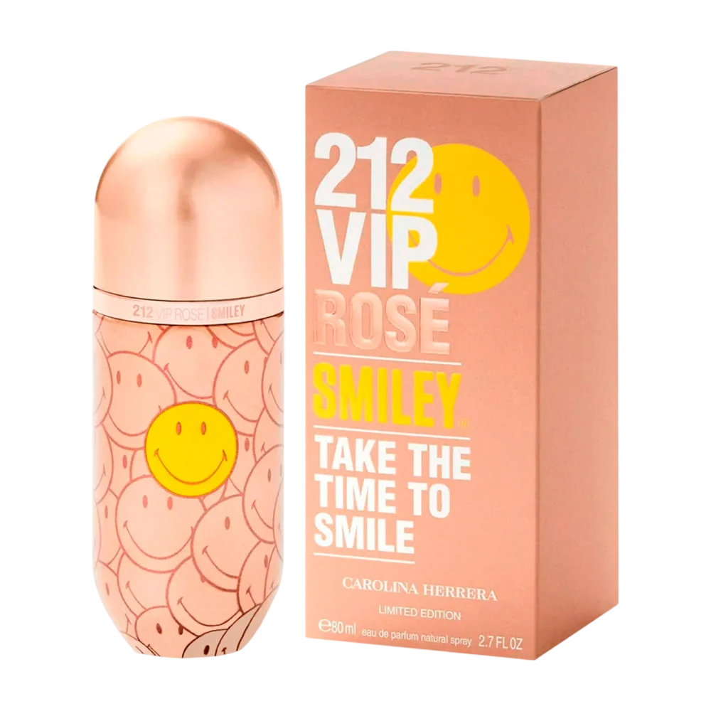 Carolina Herrera, 212 Vip Rose Smiley, Parfymvatten, För kvinnor, 80 ml