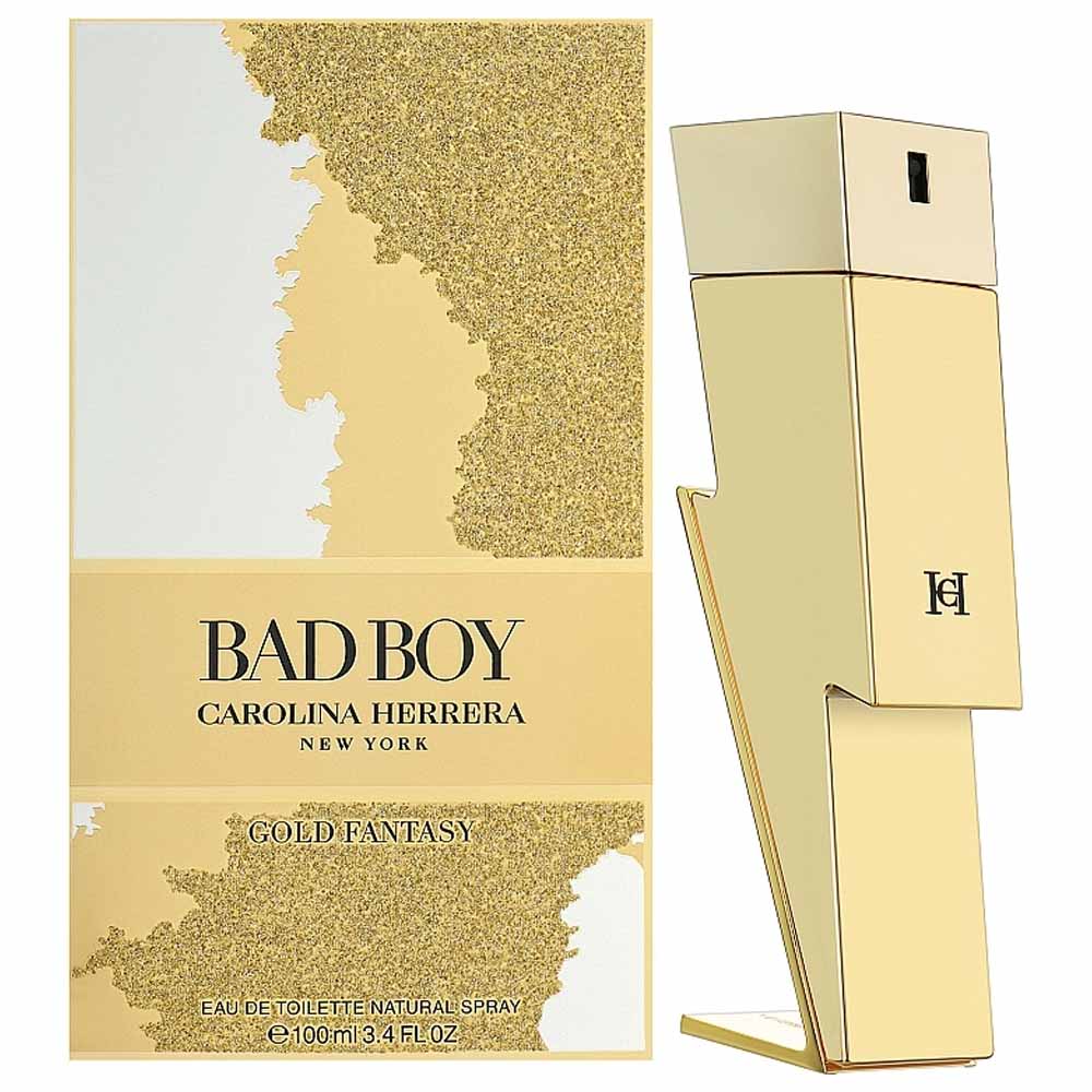Carolina Herrera, Bad Boy Gold Fantasy, Eau de Toilette, För män, 100 ml