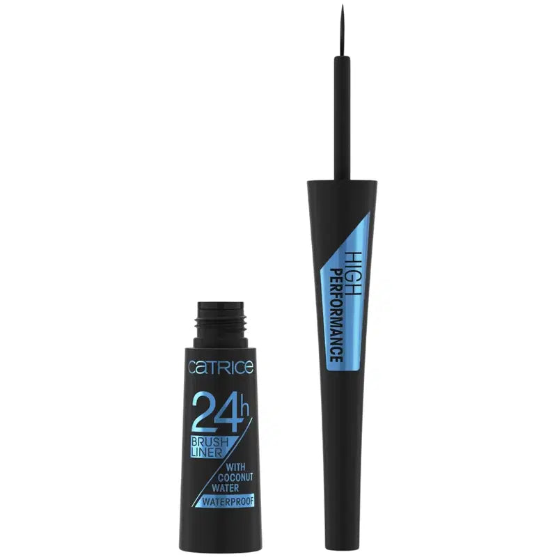 Catrice, 24h Brush Liner, Vattentät, Borste, Matt, Flytande eyeliner, 010, Ultra Black, 3 ml