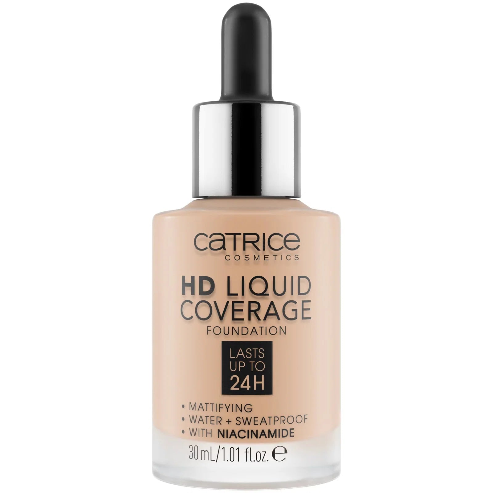 Catrice, HD, Vegan, Matt, Flytande foundation, 036, Hasselnöt, 30 ml