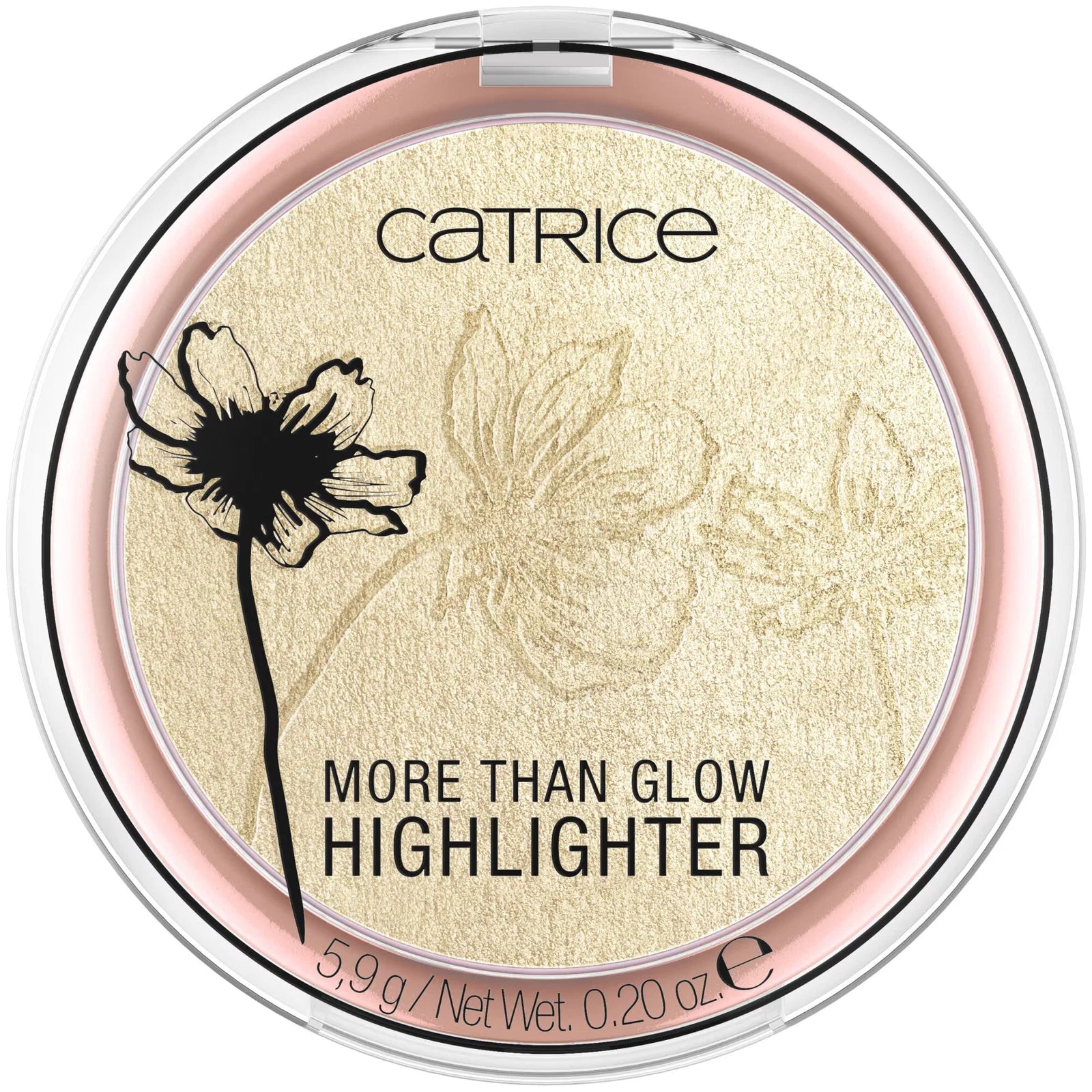 Catrice, More Than Glow, Lysande, Blush highlighter kompakt, 010, Ultimate Platinum Glaze, 5.9 g