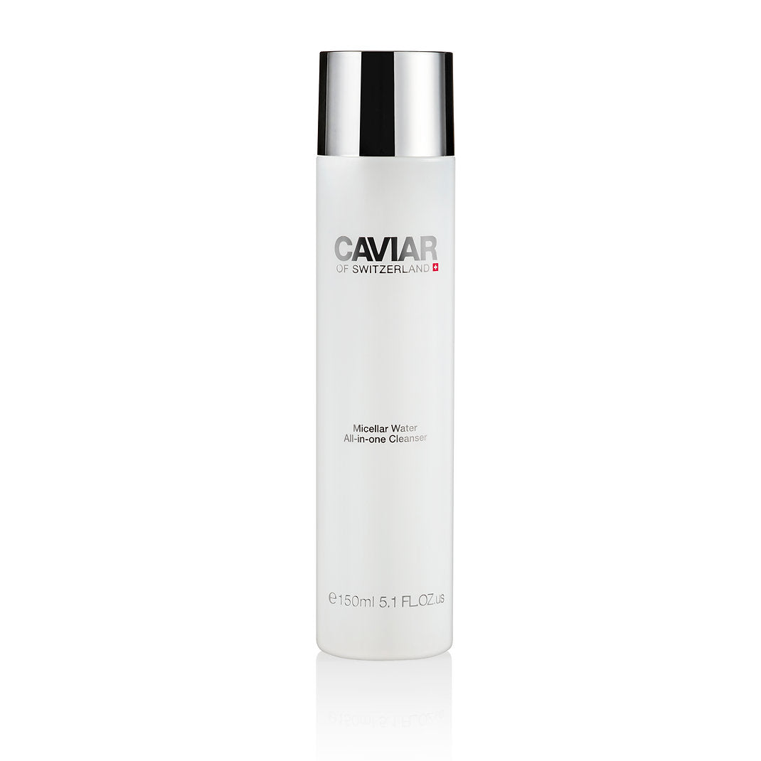 Caviar Of Switzerland, All-In-One, Rengöring, Micellärt vatten, Alla hudtyper, 150 ml