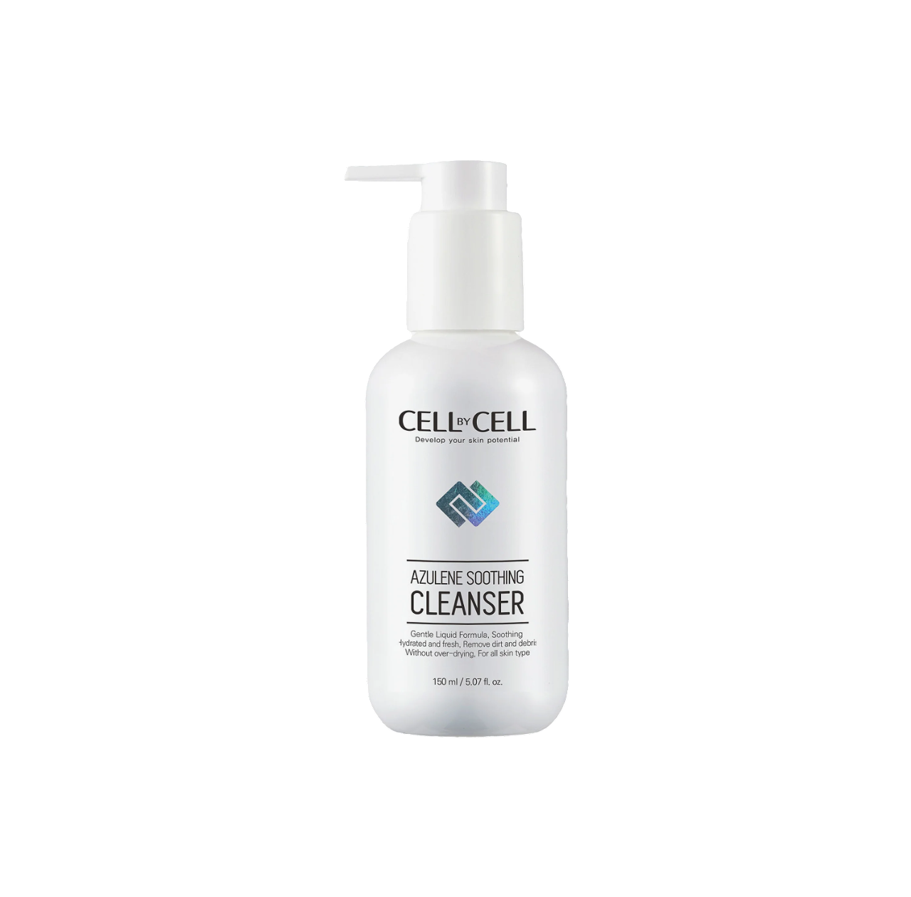 Cell By Cell, Azulene, Eliminerar orenheter, Rengöringsskum, 150 ml