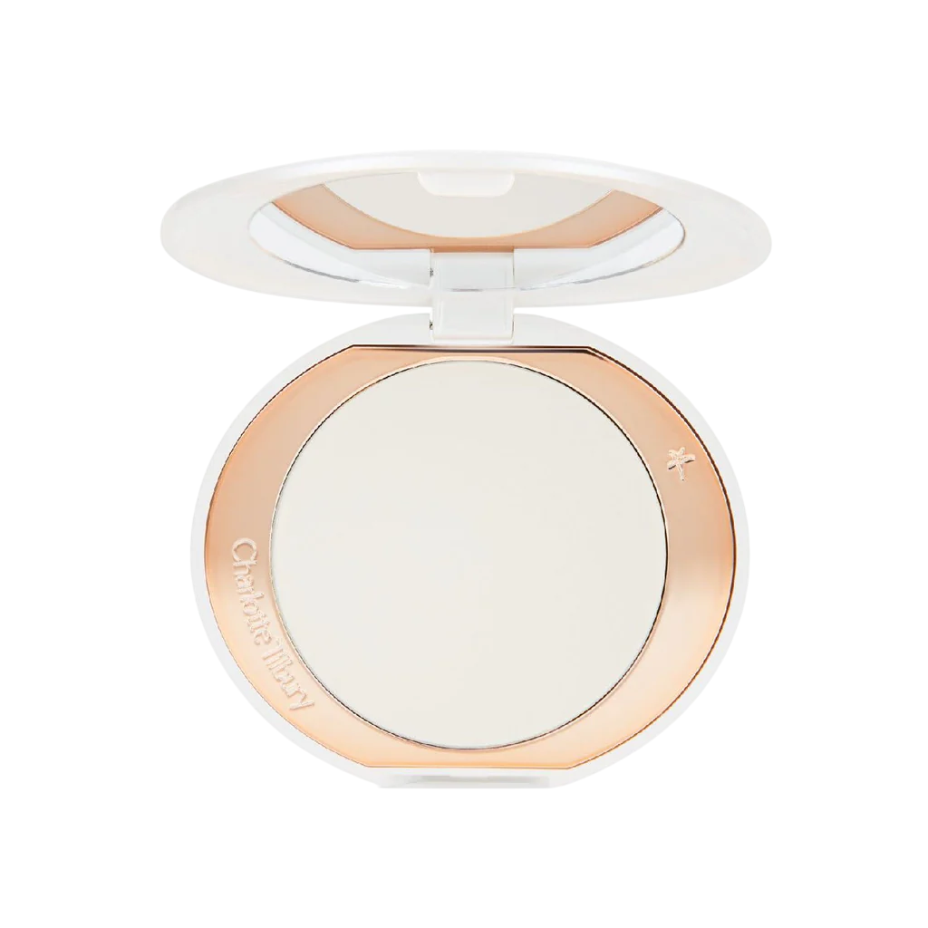 Charlotte Tilbury, Airbrush Flawless, Uppljusning, Kompaktpuder, Rättvist medium, 9 g