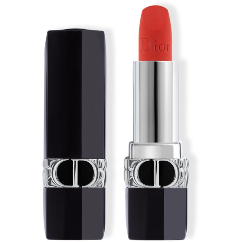 Christian Dior, Couture Colour, Matt, Krämigt läppstift, 999, Påfyllningsbar, 3.5 g