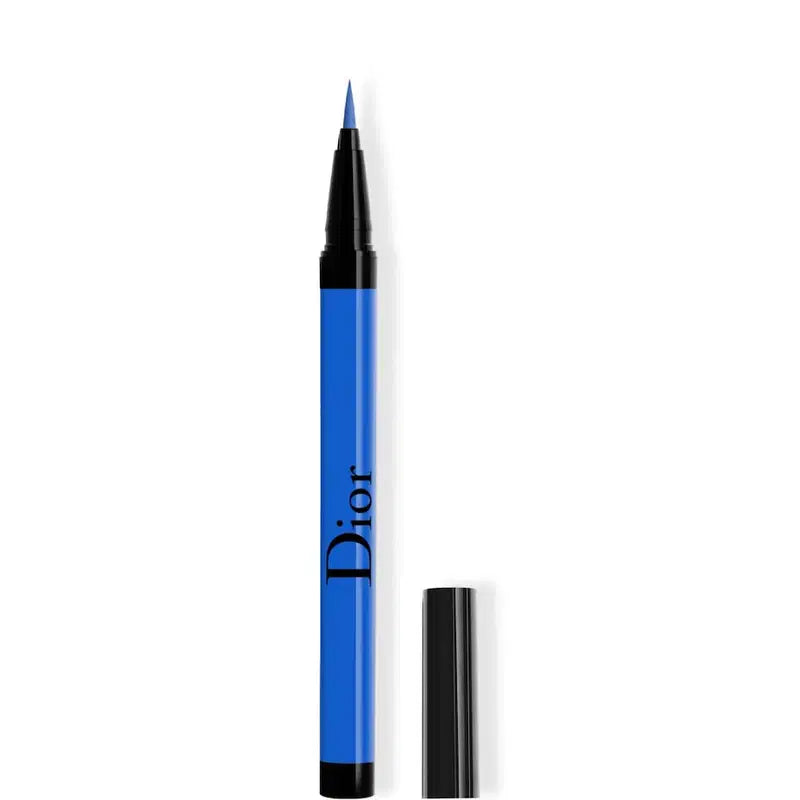 Christian Dior, Diorshow On Stage, Vattentät, Ultra-flexibel filtspets, Intensiv färg, Flytande eyeliner, 181, Satinindigo, 0.55 ml