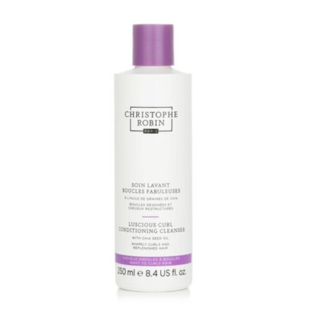 Christophe Robin, Luscious Curl, Chiafröolja, Hårschampo, Lockdefiniering, 250 ml
