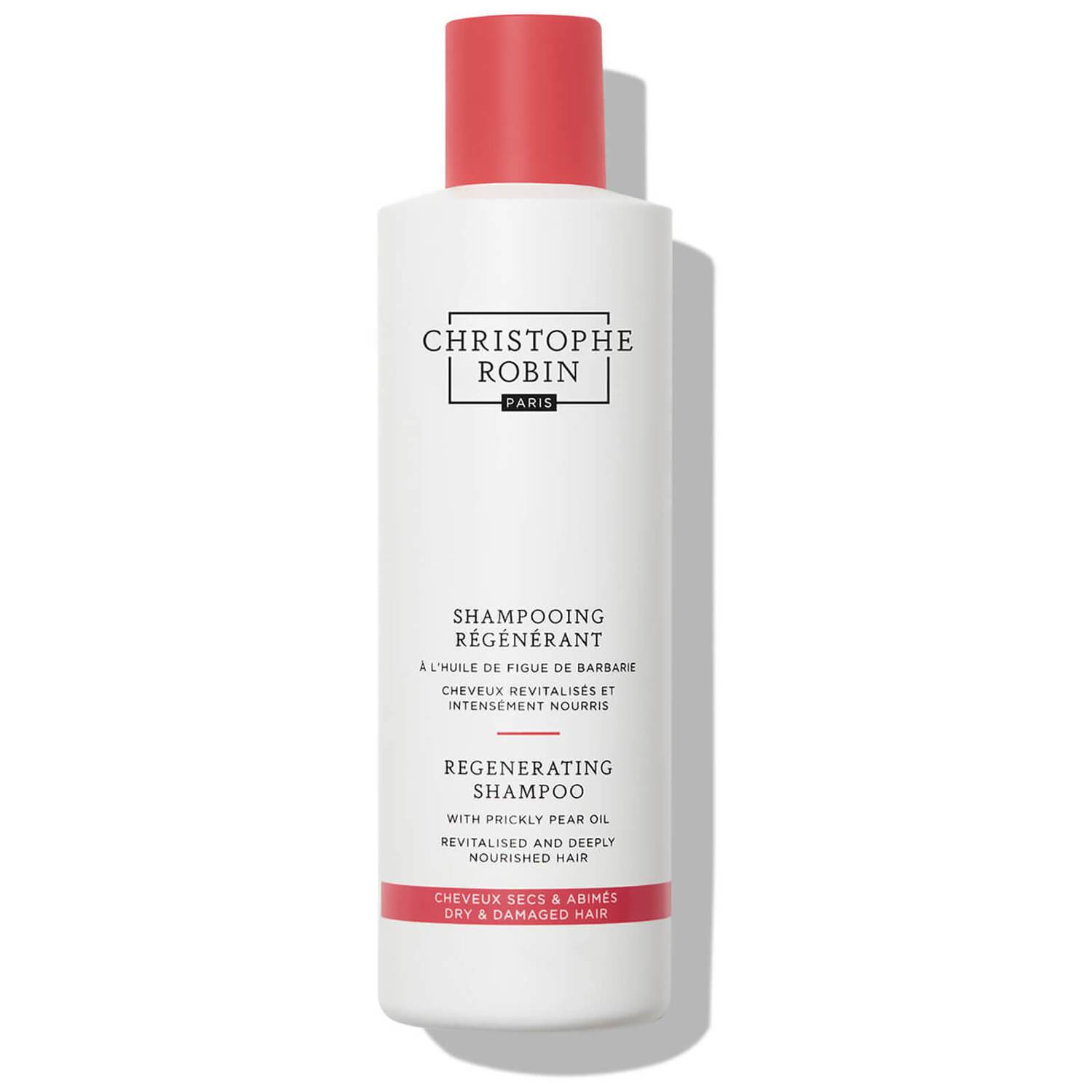 Christophe Robin, Regenerating, Kaktusfikonolja, Hårschampo, 250 ml