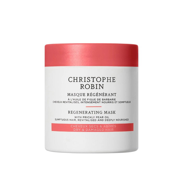 Christophe Robin, Regenerating, Kaktusfikonolja, Hårbehandlingskräm mask, För revitalisering, 100 ml