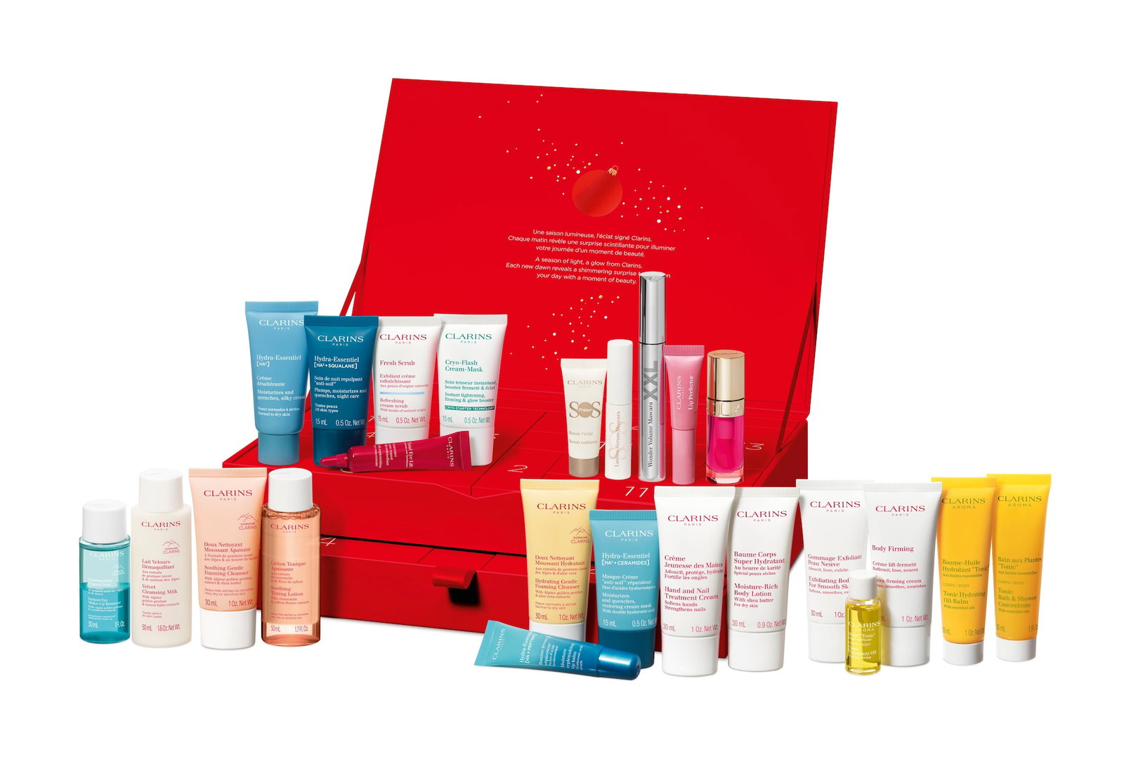 Clarins, Clarins, Hud, Adventskalender, 24 st