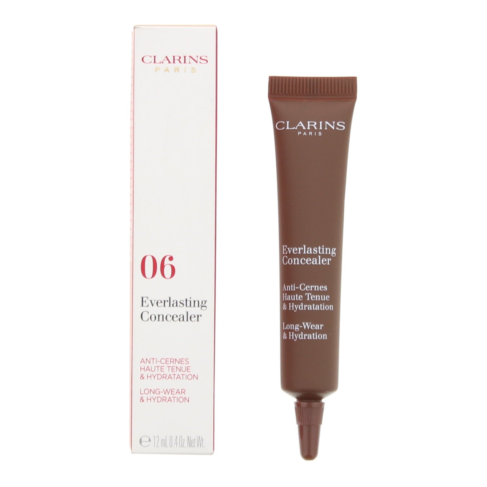 Clarins, Everlasting, Matt, Flytande concealer, 06, Extra djup, 12 ml