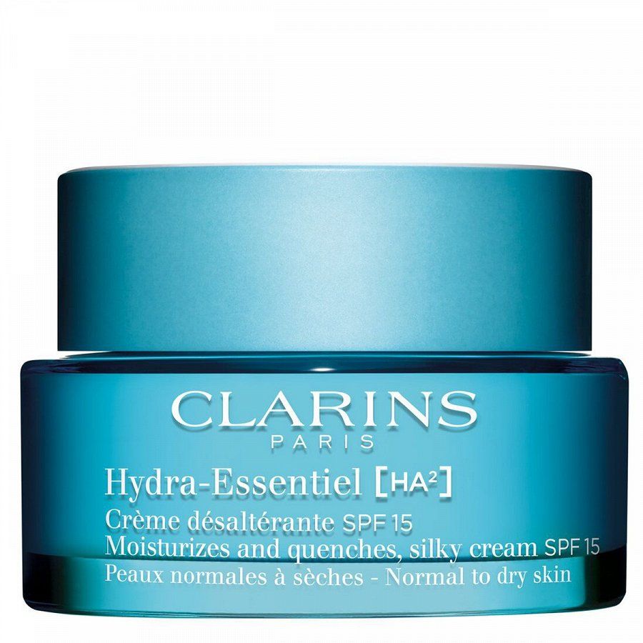 Clarins, Hydra-Essentiel, Återfuktande, Dagligen, Grädde, För ansiktet, SPF 15, 50 ml