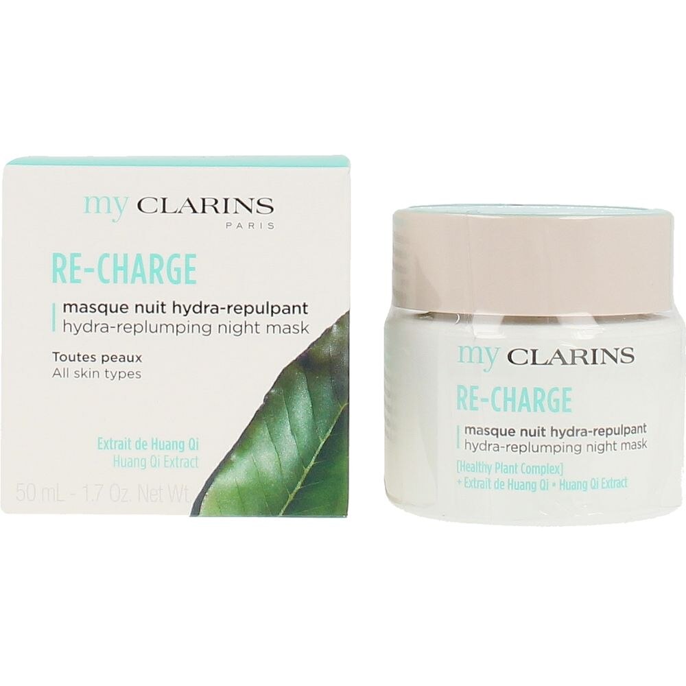 Clarins, Re-Charge, Plumpning, Natt, Kräm mask, För ansiktet, 50 ml