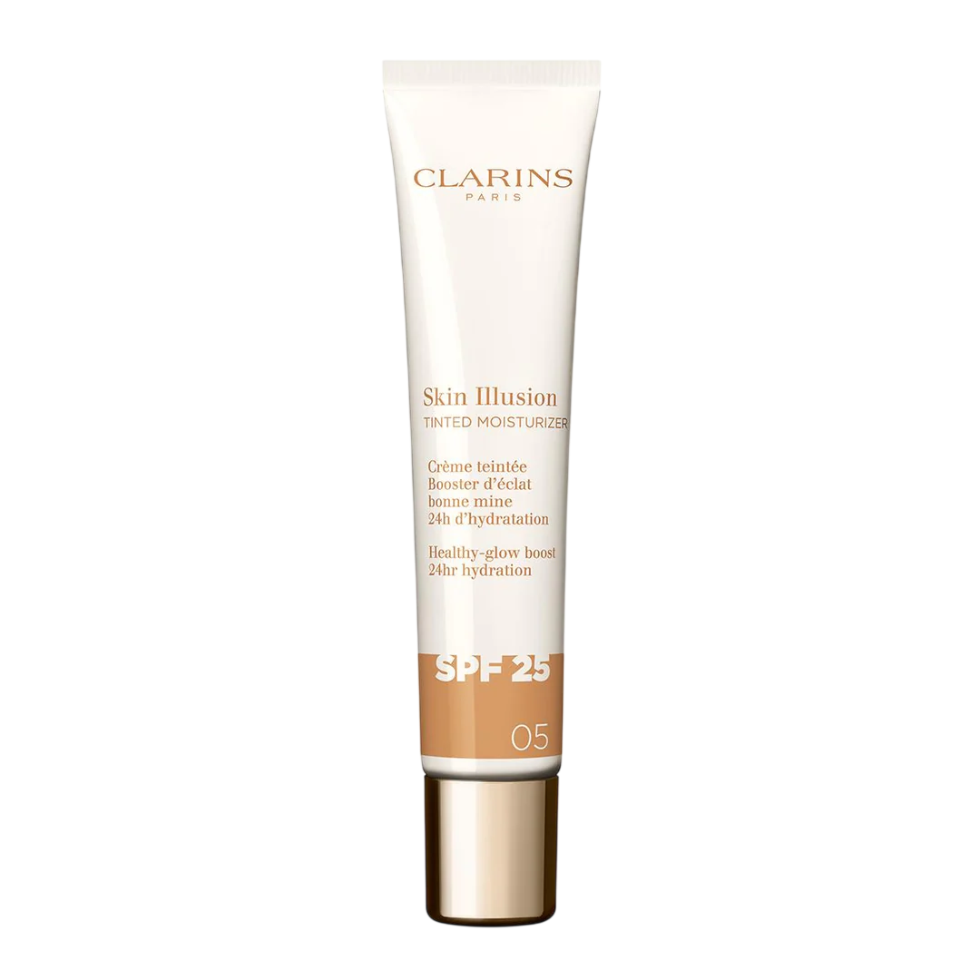 Clarins, Skin Illusion, Återfuktande, Färgad fuktighetskräm, 05, Medium, SPF 25, 40 ml