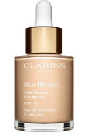Clarins, Skin Illusion, Hydrating, Liquid Foundation, 108,5, Cashew, SPF 15, 30 ml