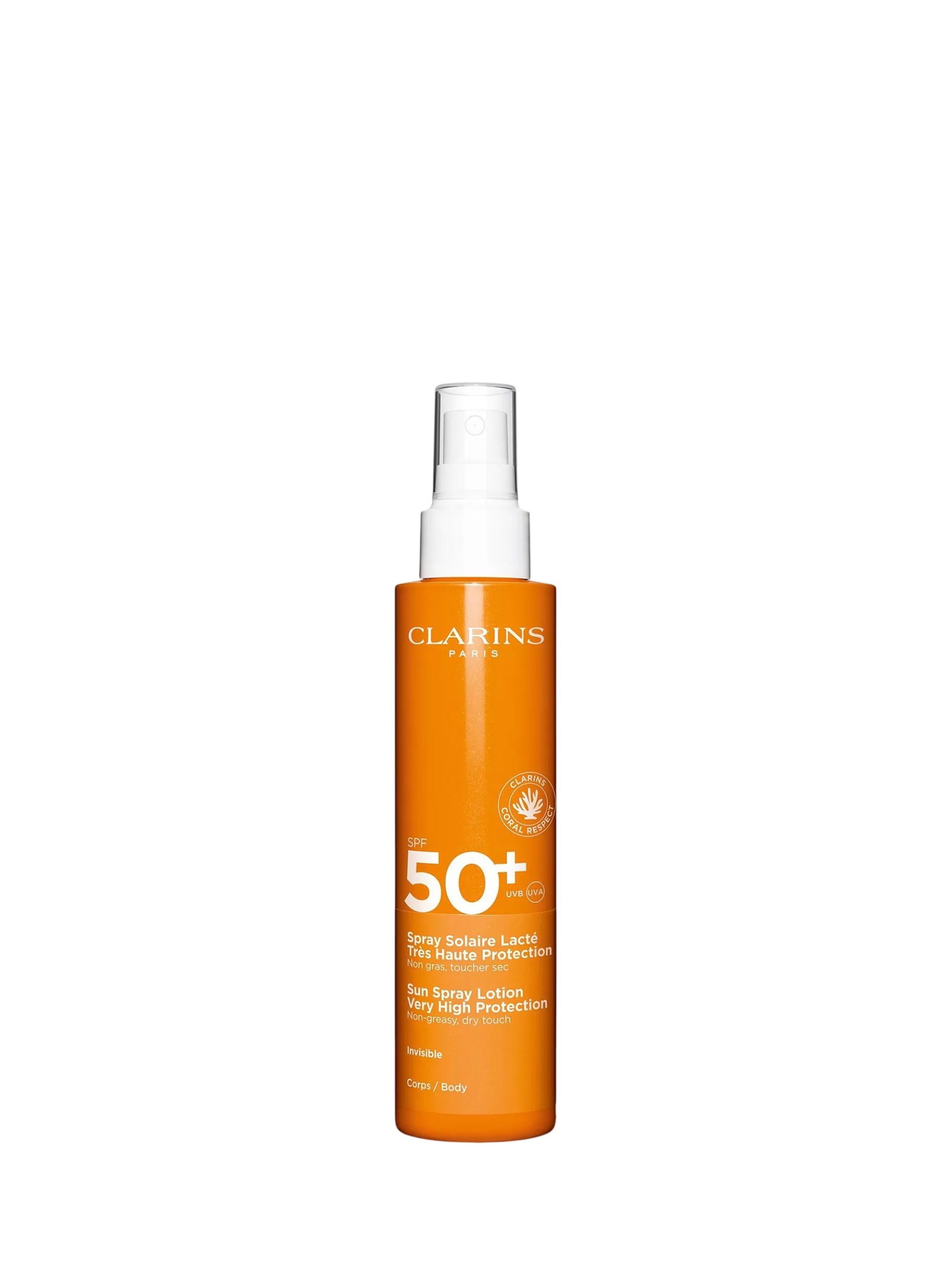 Clarins, Sun Care, Återfuktande, UV-skydd, Solkrämsspray, SPF 50+, 150 ml
