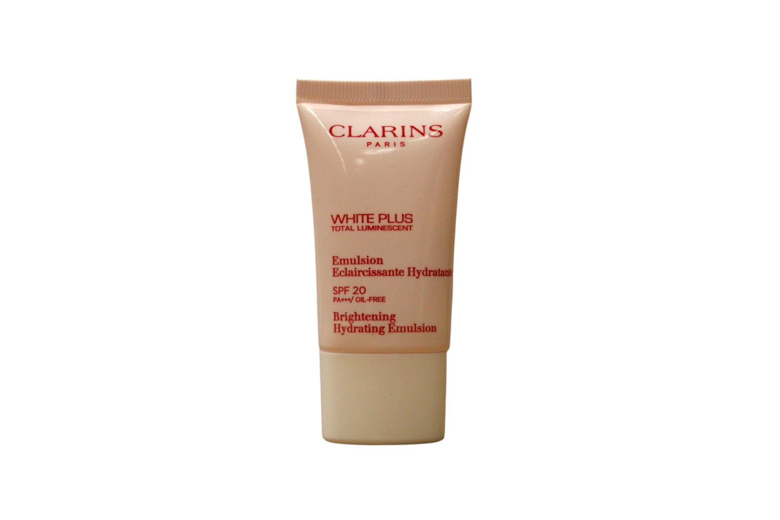 Clarins, White Plus Total Luminescent, Upplysning, Dag, Emulsion, För ansiktet, 20 SPF, 15 ml