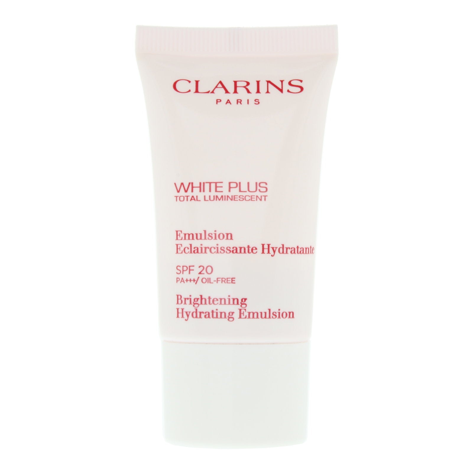 Clarins, White Plus Total Luminescent, Upplysning, Dag, Emulsion, För ansiktet, 20 SPF, 15 ml