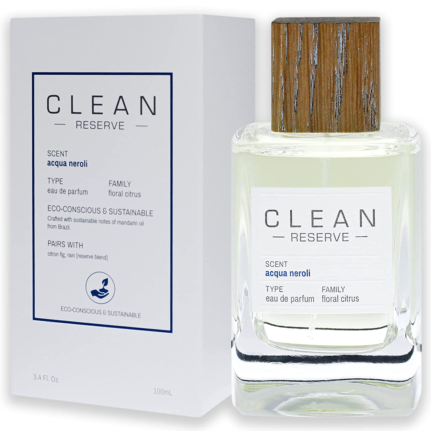 Clean, Reserve - Acqua Neroli, Parfymvatten, Unisex, 100 ml