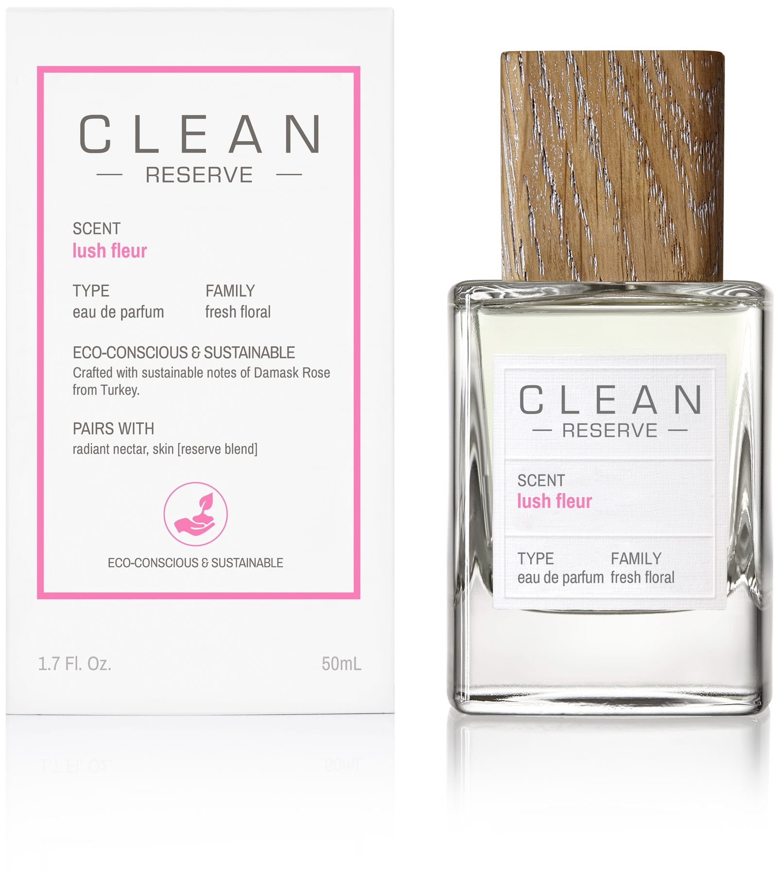Clean, Reserve - Lush Fleur, Parfymvatten, För kvinnor, 50 ml
