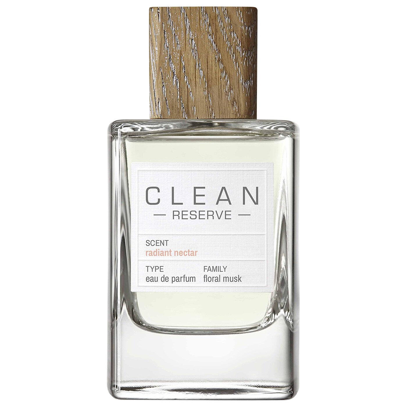 Clean, Reserve - Radiant Nectar, Parfymvatten, Unisex, Påfyllning, Påfyllningsbar, 50 ml