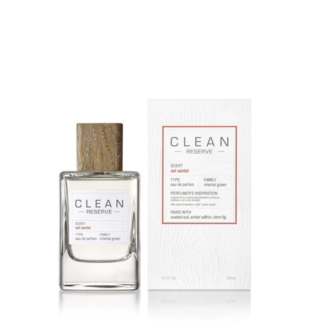 Clean, Reserve - Sel Santal, Parfymvatten, Unisex, Påfyllningsbar, 100 ml