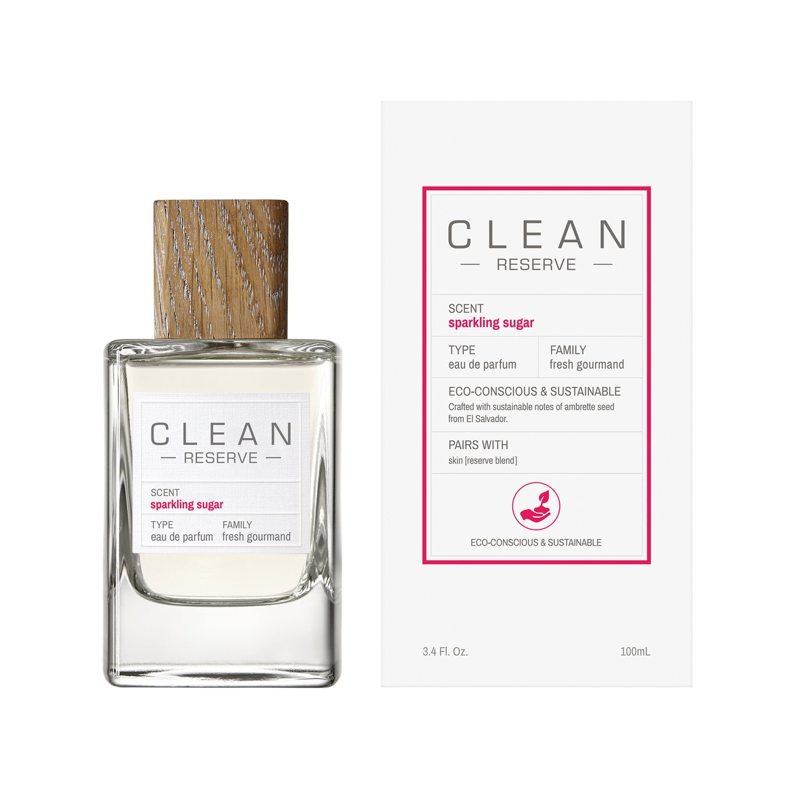 Clean, Reserve - Sparkling Sugar , Parfymvatten, Unisex, 100 ml
