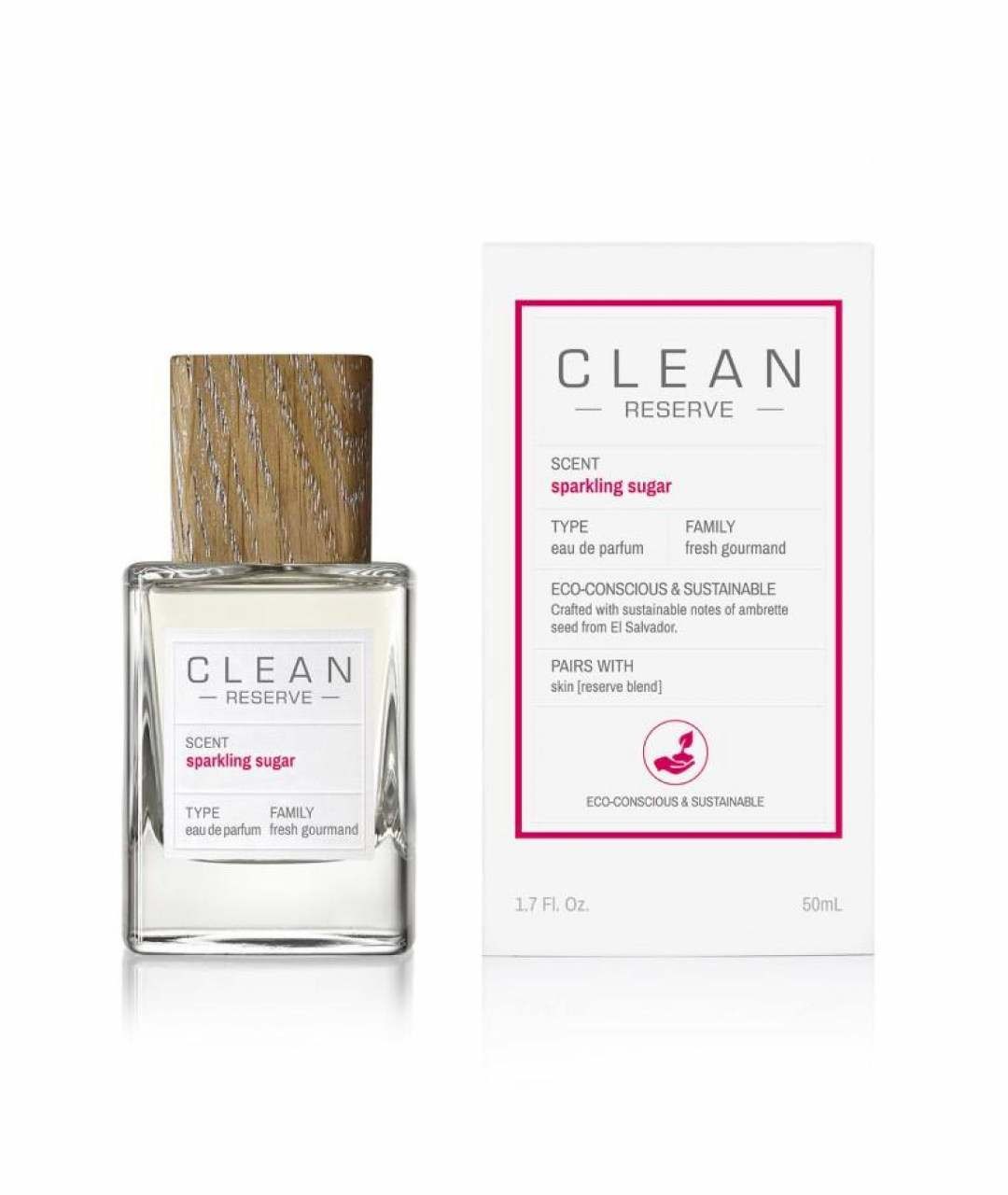 Clean, Reserve - Sparkling Sugar , Parfymvatten, Unisex, 50 ml