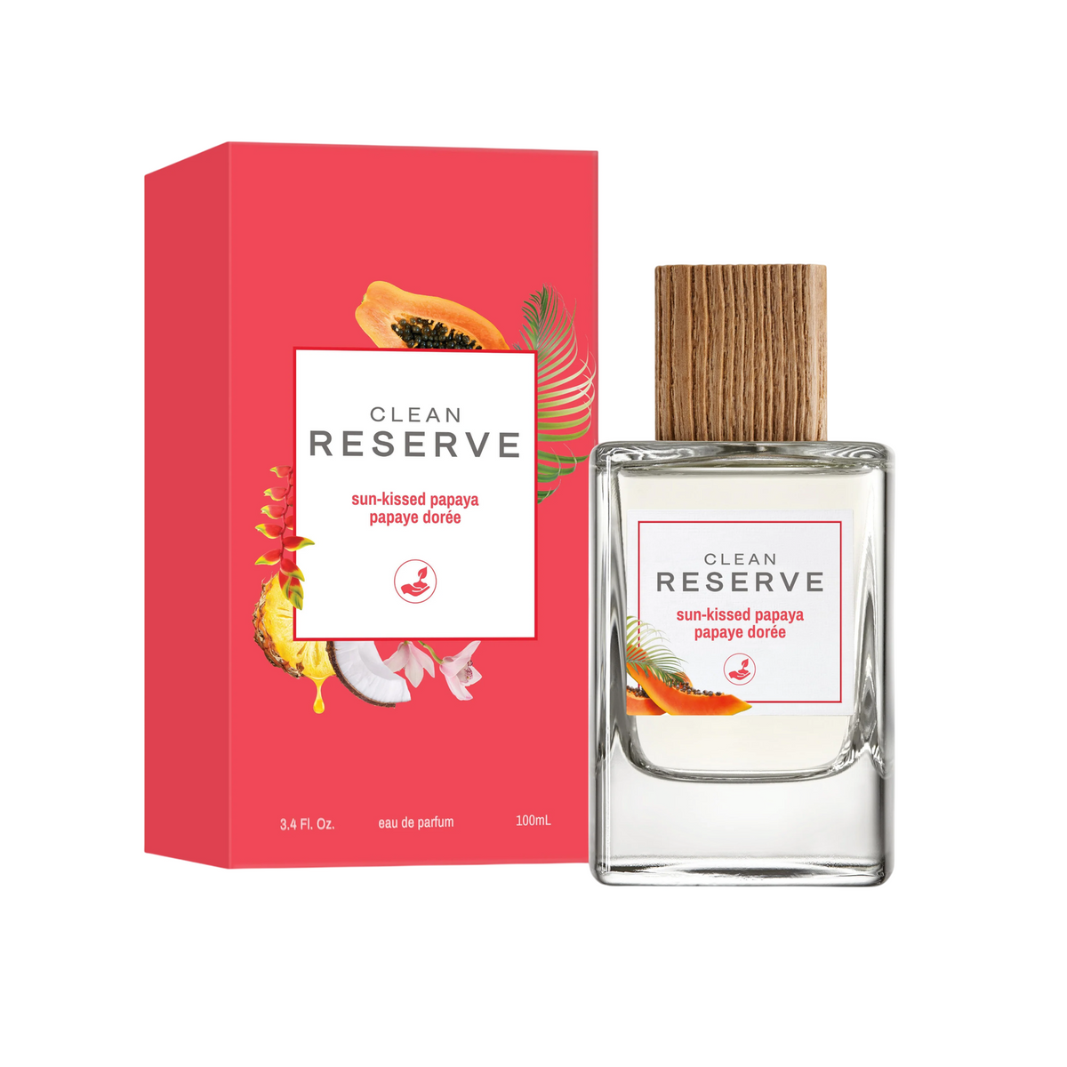 Clean, Reserve Sun-Kissed Papaya, Parfymvatten, Unisex, 100 ml